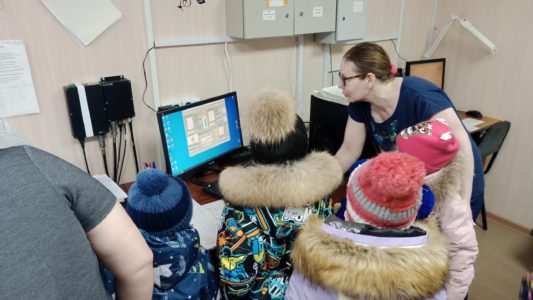 Дошкольники посетили аэрологическую станцию