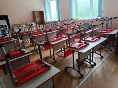 Материально-техническое обновление школ в районе