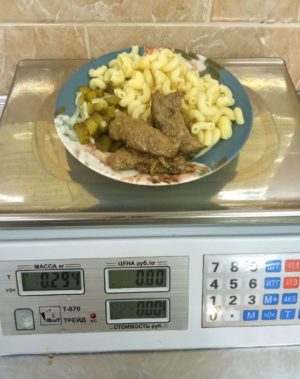 Мониторинг питания МАДОУ “Александровский детский сад” ул.Нефтяников, 7