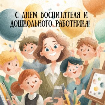 Поздравляем с профессиональным праздником, Днем работников дошкольного образования!