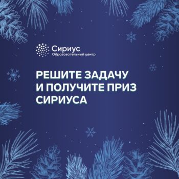 Сириус проведёт новогоднюю межпредметную олимпиаду для всей семьи!