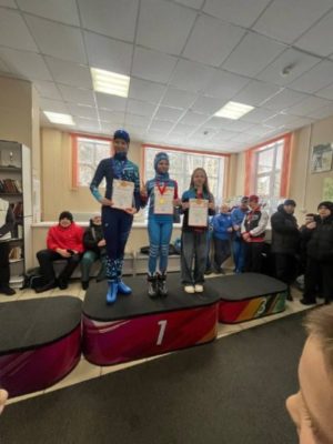 Награждение Открытого Первенства и Чемпионата города по полиатлону в дисциплине троеборье с лыжной гонкой